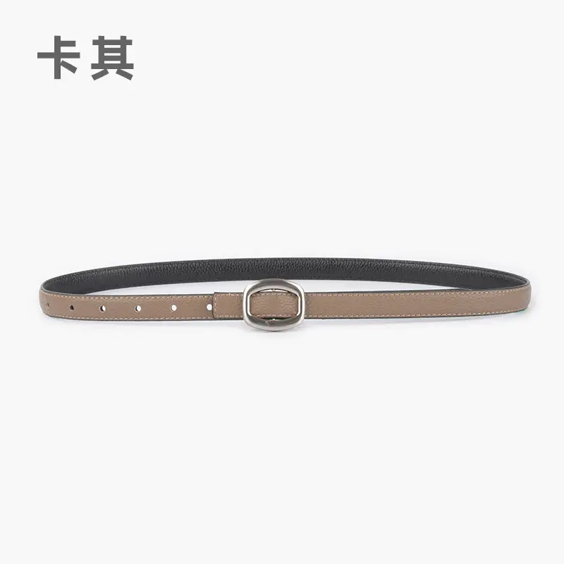 Women's Genuine Leather Belt Black 2023 - Image 4