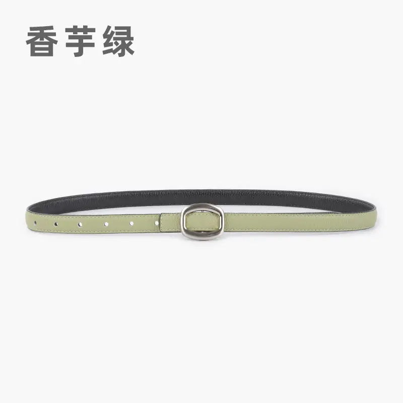 Women's Genuine Leather Belt Black 2023 - Image 8
