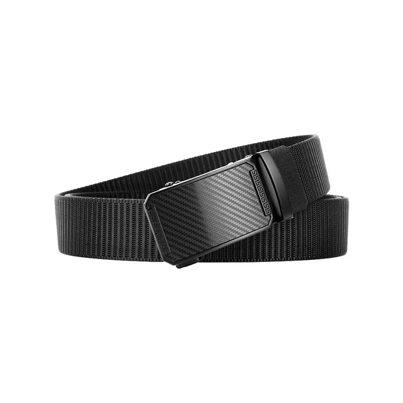 Men's Coffee Color Automatic Buckle Belt - Image 14