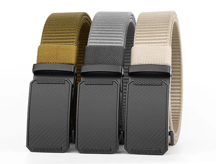 Men's Coffee Color Automatic Buckle Belt β feature 6