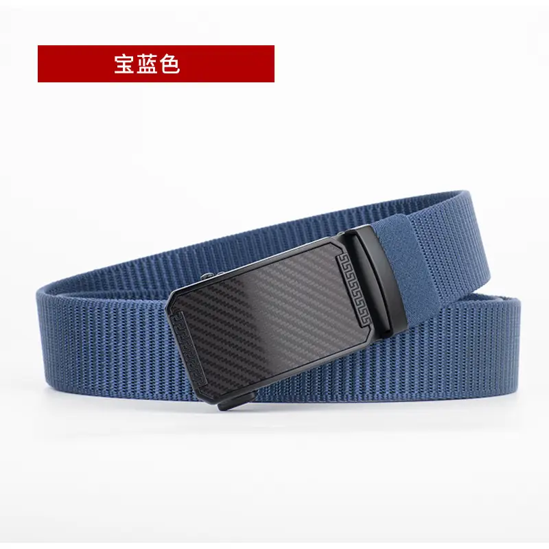 Men's Coffee Color Automatic Buckle Belt - Image 7