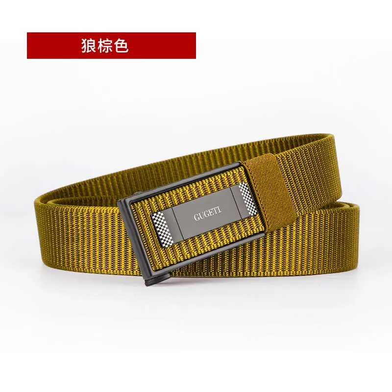 Men's Black Automatic Buckle Belt with Light - Image 5