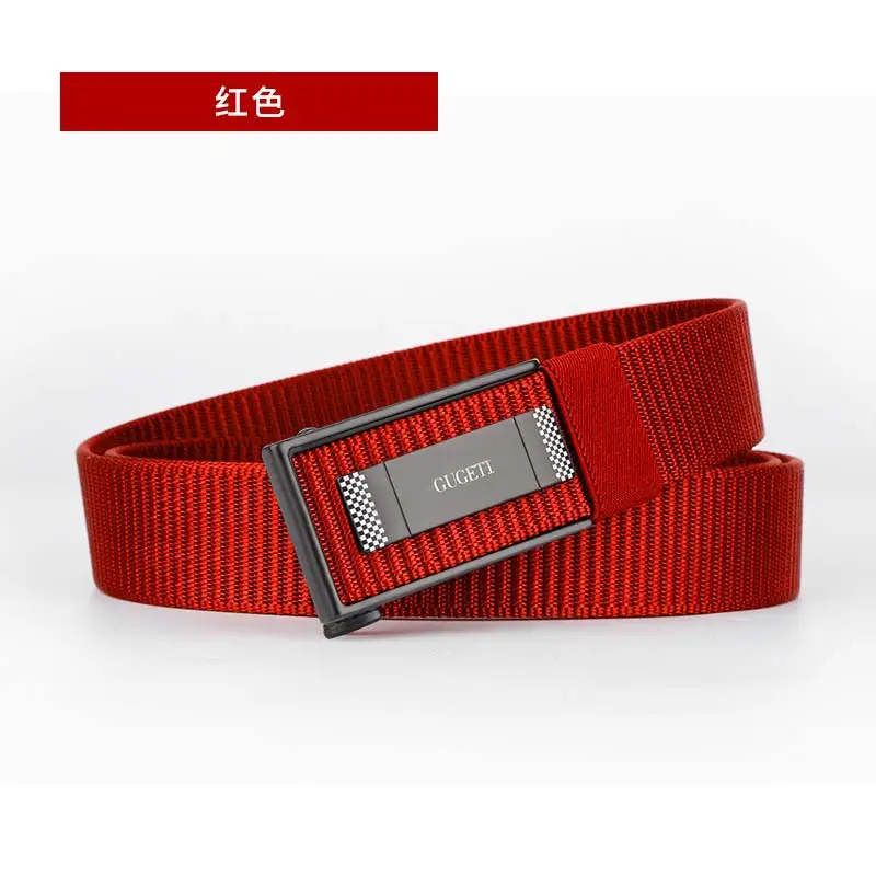 Men's Black Automatic Buckle Belt with Light - Image 7