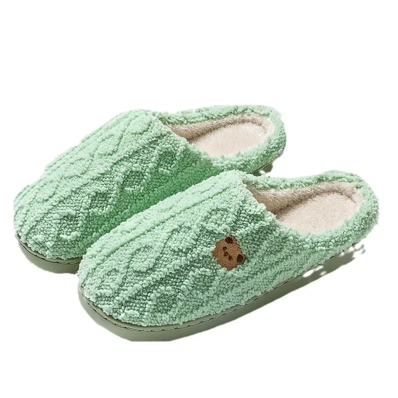 Cotton Slippers for Women, Autumn and Winter 2026 New Style Indoor Home Maternity Slippers, Non-Slip Soft Sole Couple Slippers for Men, Wholesale