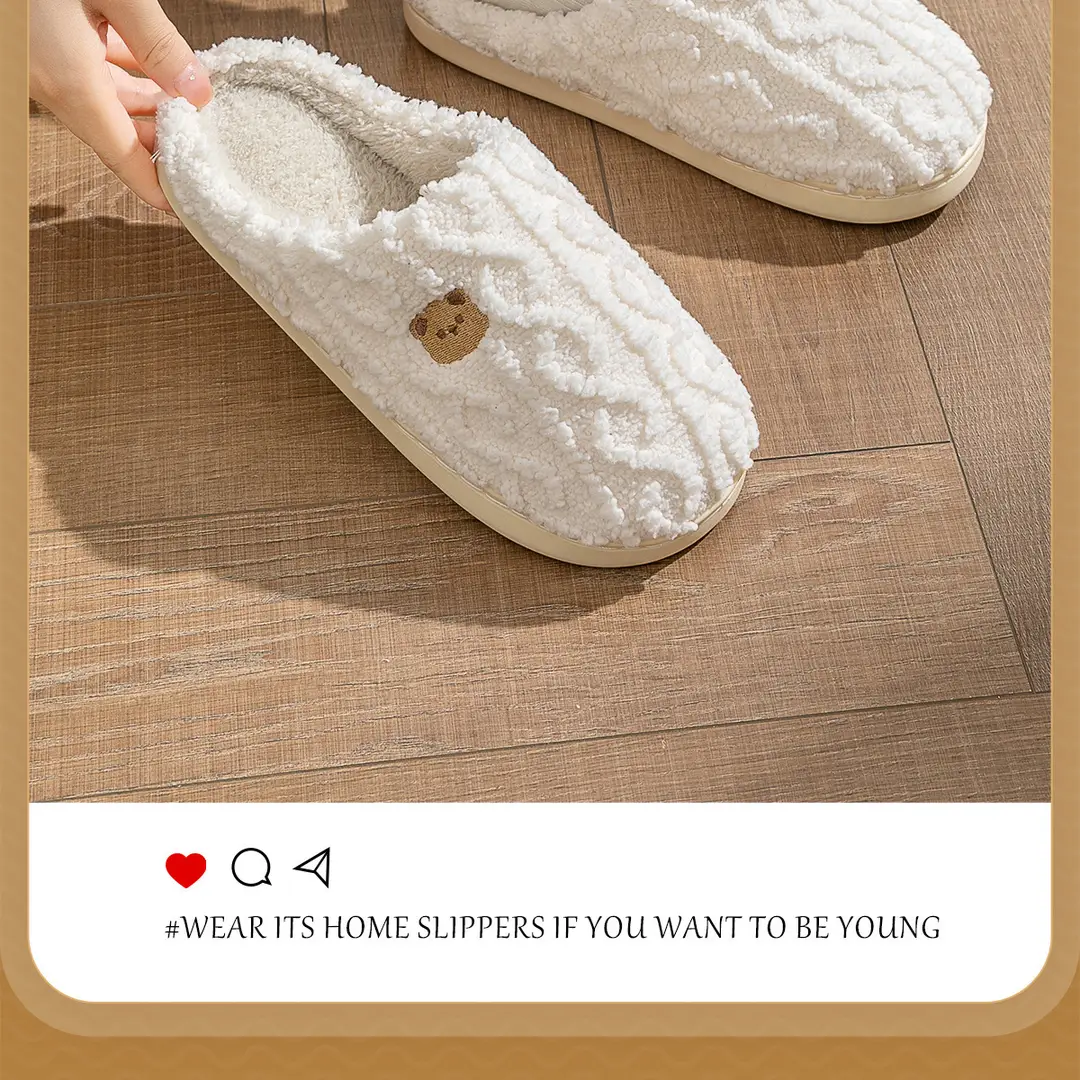 Cotton Slippers for Women, Autumn and Winter 2026 New Style Indoor Home Maternity Slippers, Non-Slip Soft Sole Couple Slippers for Men, Wholesale — feature 14