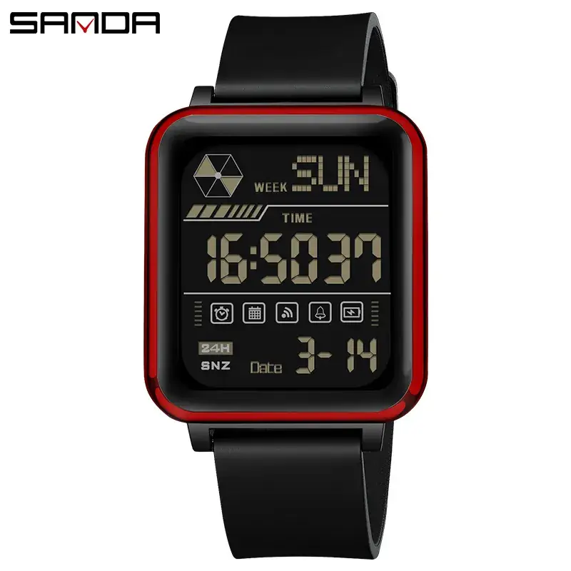 Sanda Digital Sports Watch for Men Women Waterproof Alarm Clock - Image 3