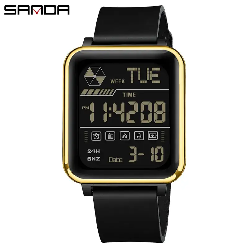 Sanda Digital Sports Watch for Men Women Waterproof Alarm Clock - Image 5