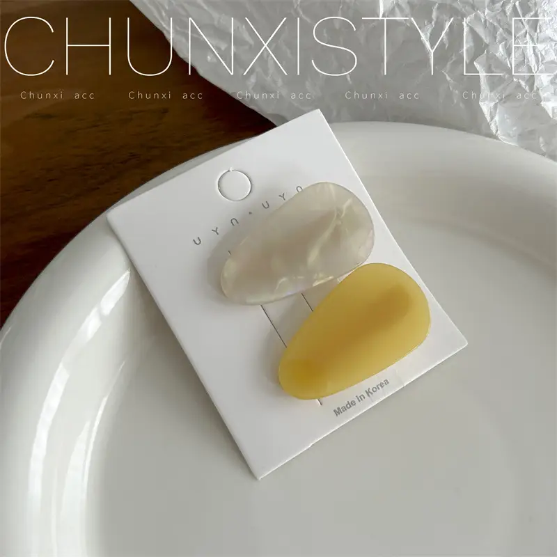 Chunix Style Acetate Hair Clips Set of 6 Colors - Image 6