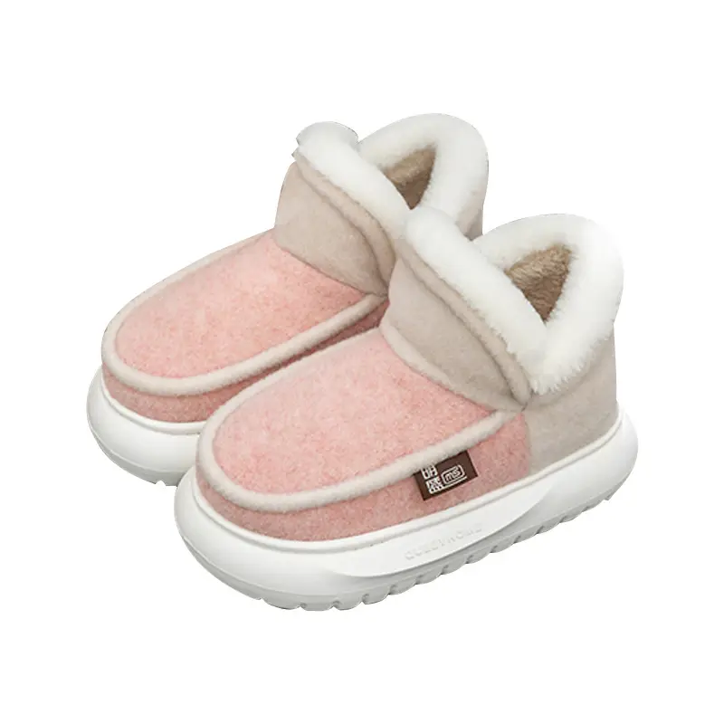 Women's Fleece Lined Warm Slippers Winter Grey