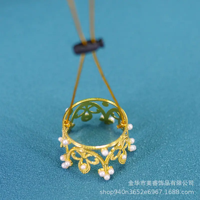 Pearl Crown Pet Headwear Amazon Cross-border Hot Selling Jewelry Birthday Holiday Decoration — feature 2