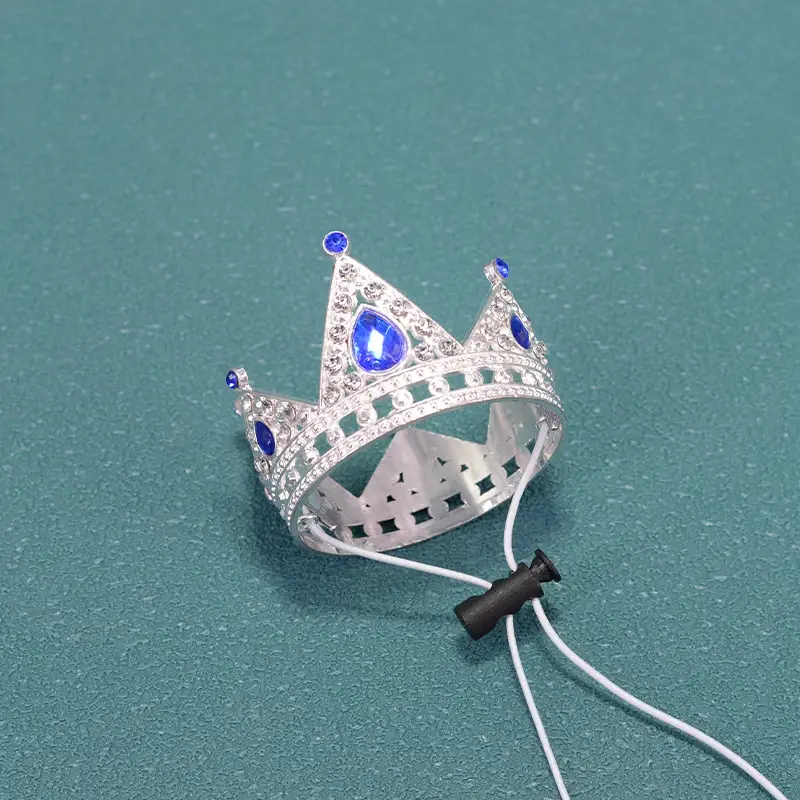 Pearl Crown Pet Headwear Amazon Cross-border Hot Selling Jewelry Birthday Holiday Decoration - Image 10
