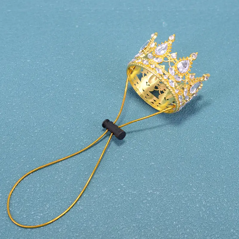 Pearl Crown Pet Headwear Amazon Cross-border Hot Selling Jewelry Birthday Holiday Decoration - Image 11