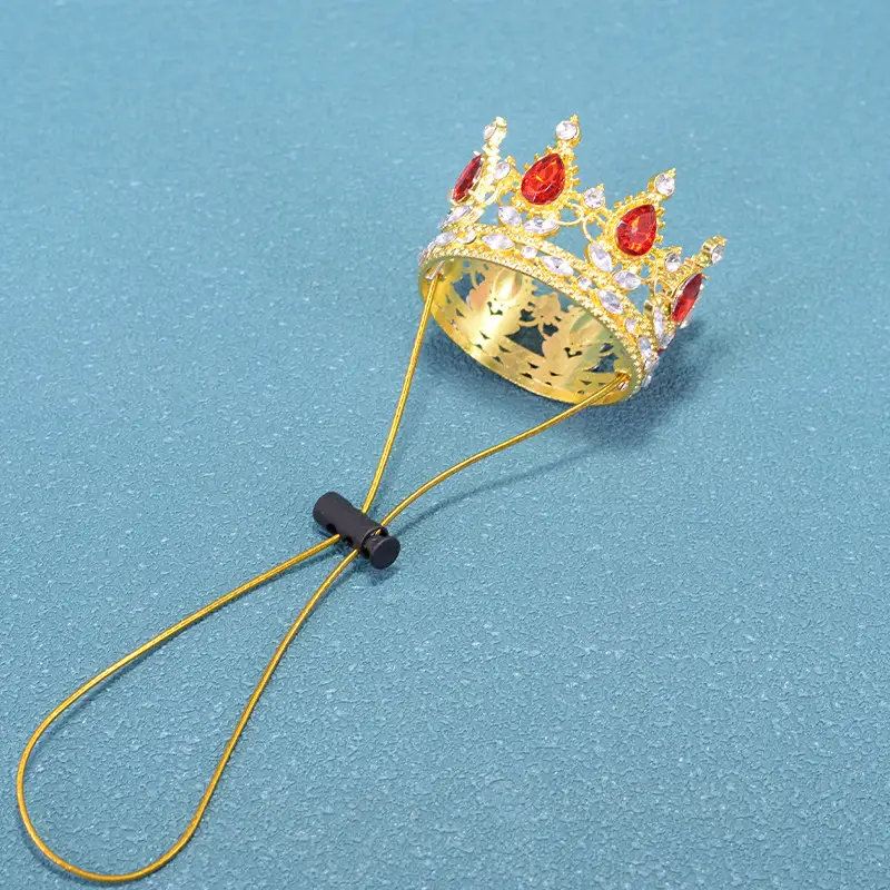 Pearl Crown Pet Headwear Amazon Cross-border Hot Selling Jewelry Birthday Holiday Decoration - Image 12