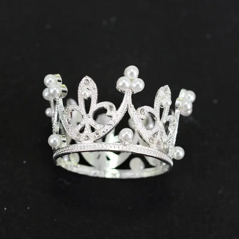 Pearl Crown Pet Headwear Amazon Cross-border Hot Selling Jewelry Birthday Holiday Decoration - Image 18