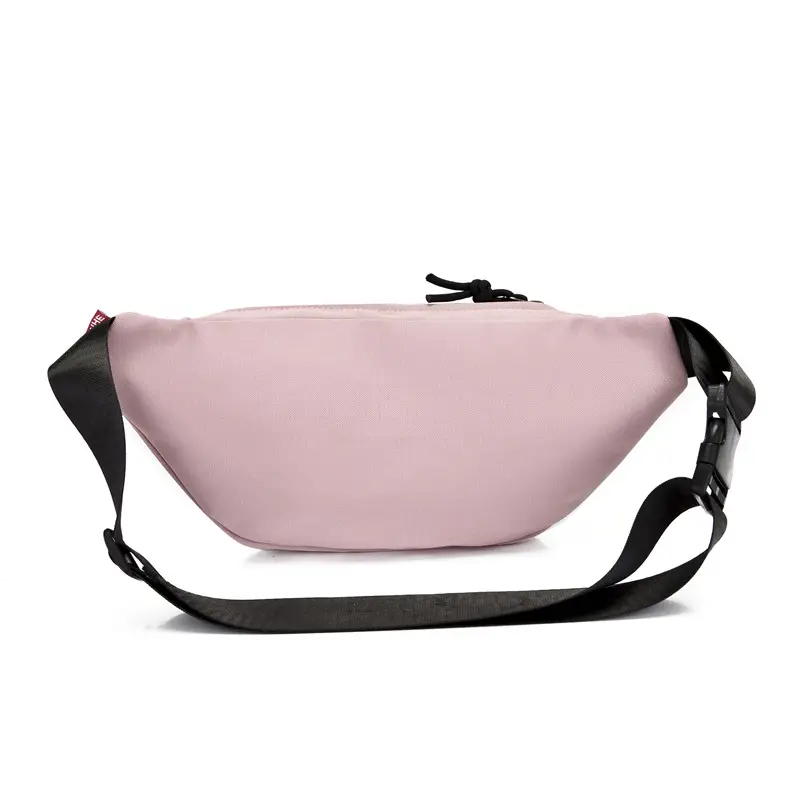 Korean Style Waist Bag for Women, Oxford Cloth, Light Green, Adjustable Strap - Image 8