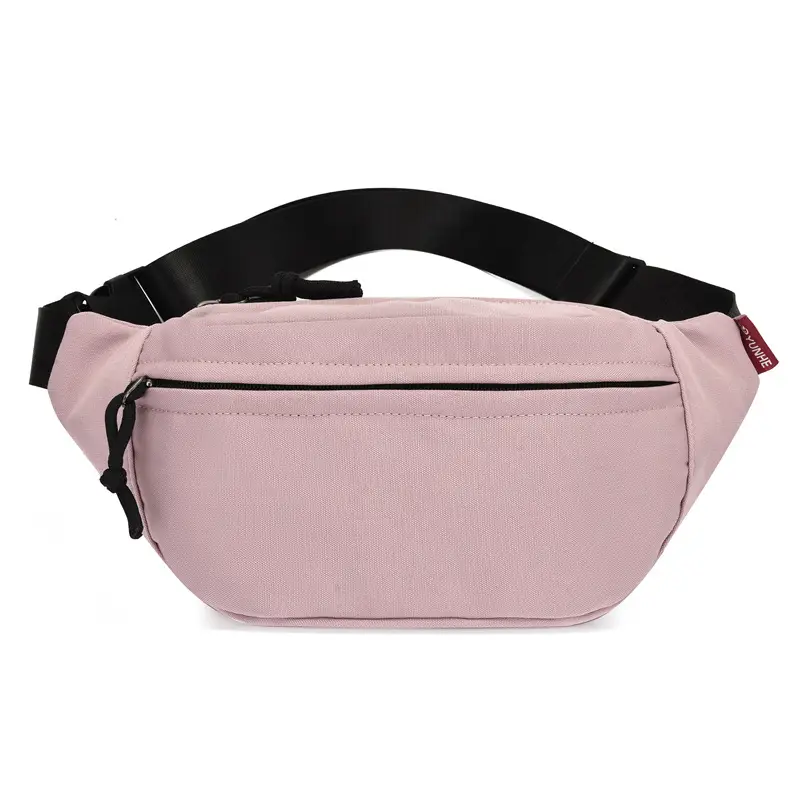 Korean Style Waist Bag for Women, Oxford Cloth, Light Green, Adjustable Strap - Image 2