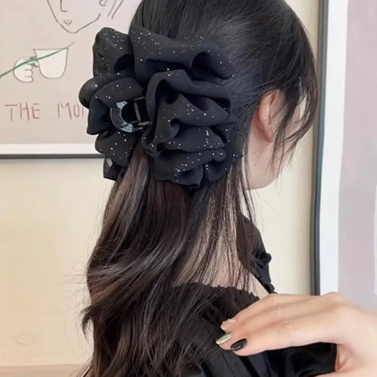Silver Silk Bubble Hairpin for Women