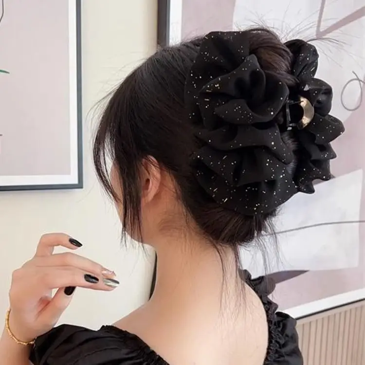 Silver Silk Bubble Hairpin for Women