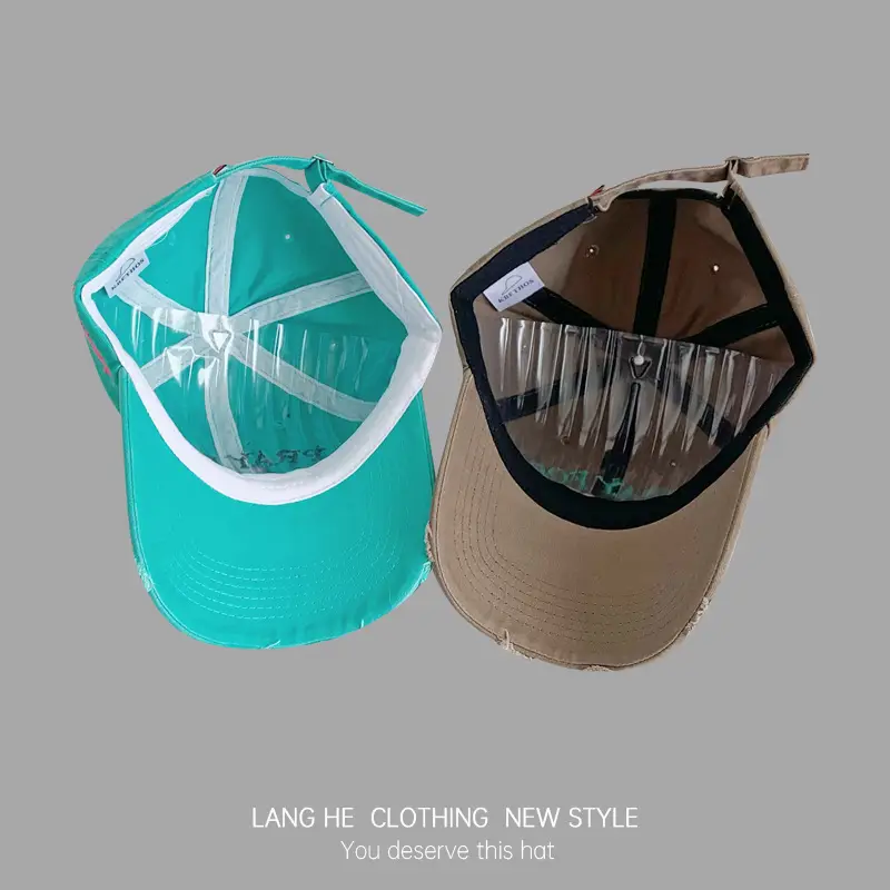 Pray For Birds Teal Ripped Cap - Image 12
