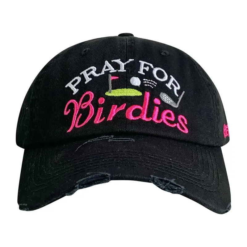 Pray For Birds Teal Ripped Cap - Image 13