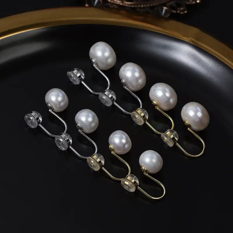 New Vintage Pearl Earrings S925 Silver