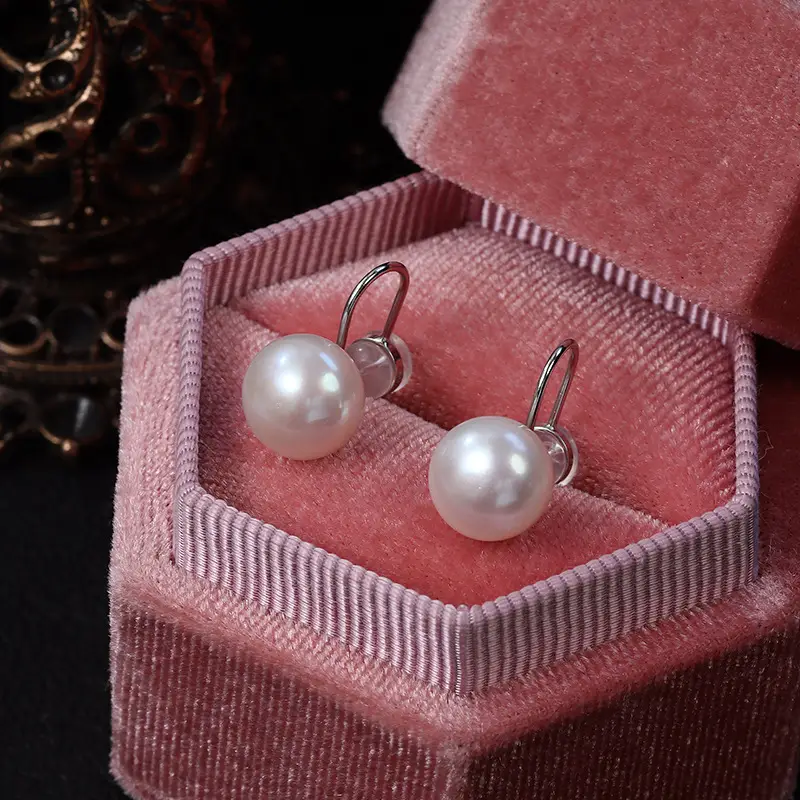 New Vintage Pearl Earrings S925 Silver