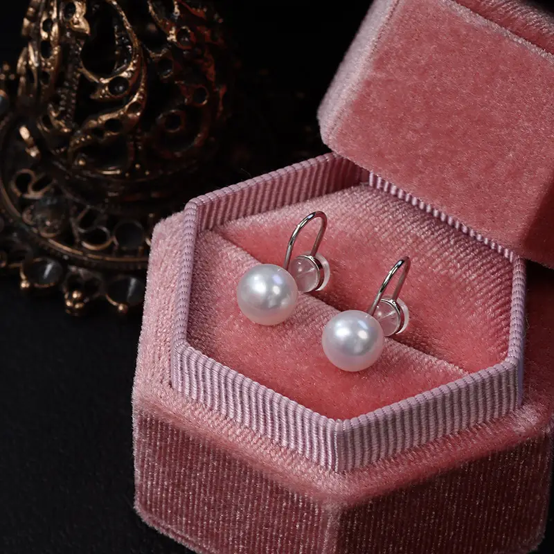 New Vintage Pearl Earrings S925 Silver