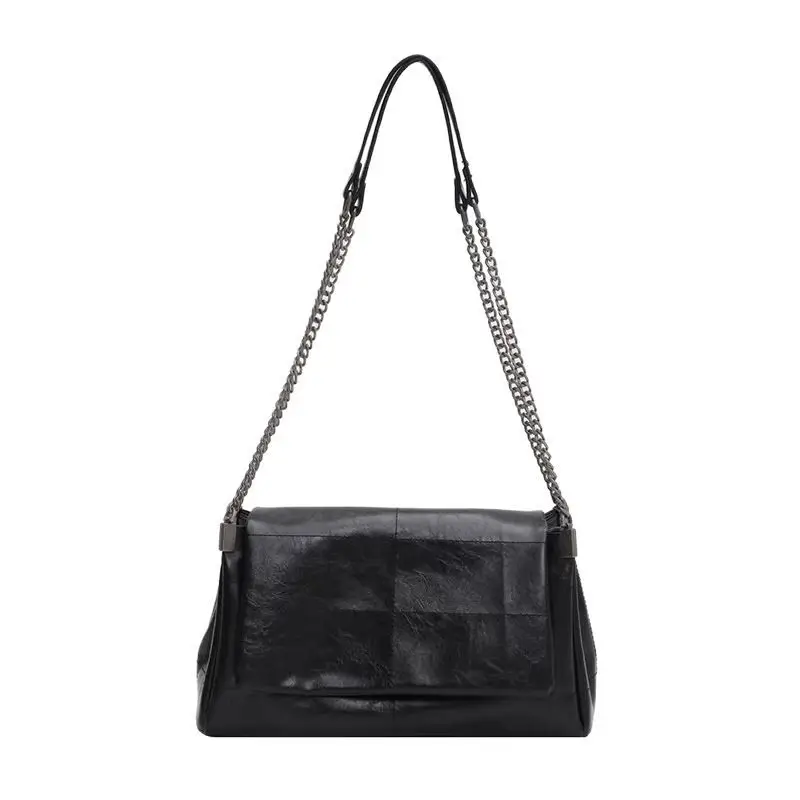 Black Quilted Crossbody Bag for Women Large Capacity 2025 - Image 7