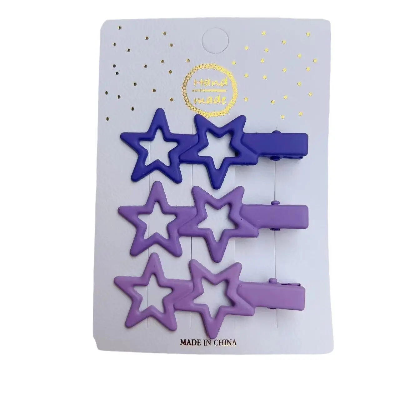 Star Hairpin Set of 2 Pink and Red, Durable, Stylish, Kids Hair Accessories - Image 9