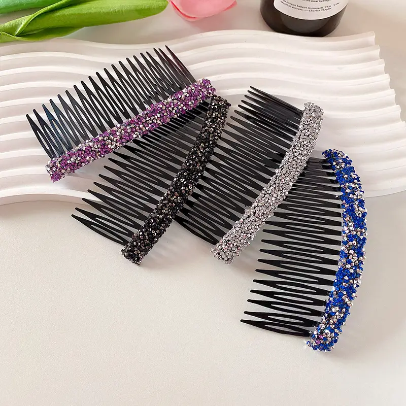 Korean Style Rhinestone Hair Comb for Women - Image 5