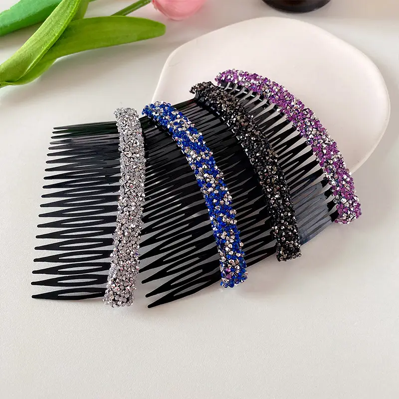 Korean Style Rhinestone Hair Comb for Women - Image 6