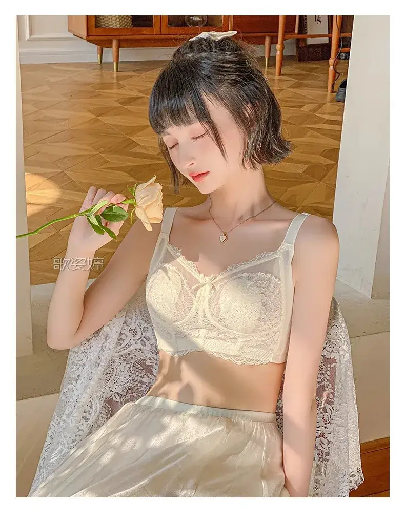 Sexy Lace Large Bust Minimizing Bunny Cup Bra — feature 18