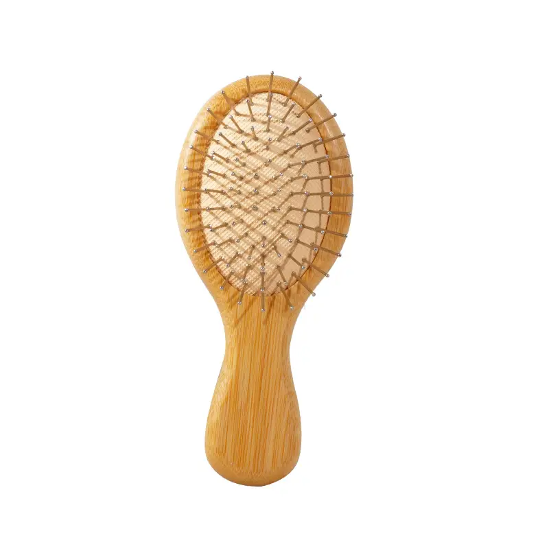 Bamboo Scalp Massage Comb with Steel Needle - Image 2