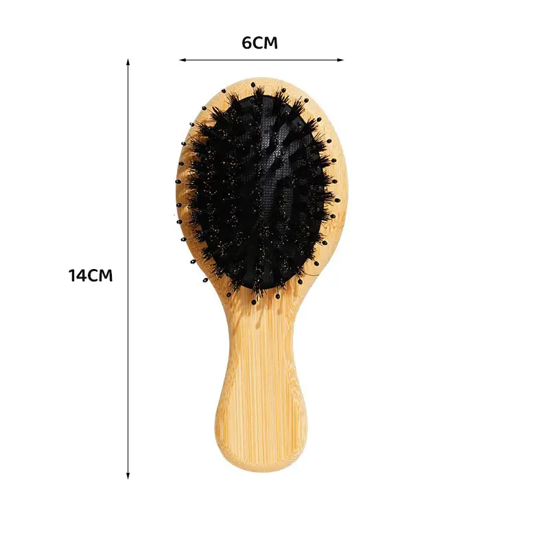 Bamboo Scalp Massage Comb with Steel Needle - Image 4