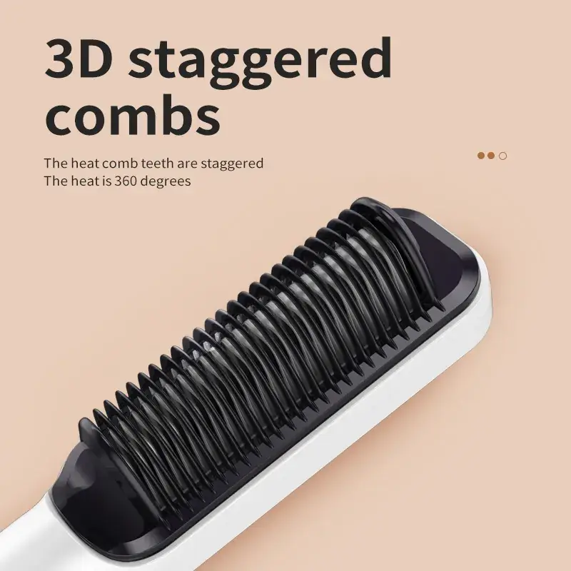 Lcd Direct Electric Hair Comb Negative Ion Curling Dual-Purpose Lazy Curling Iron Hair Device Cross-Border Electric Plug-In Hair Care - Image 15