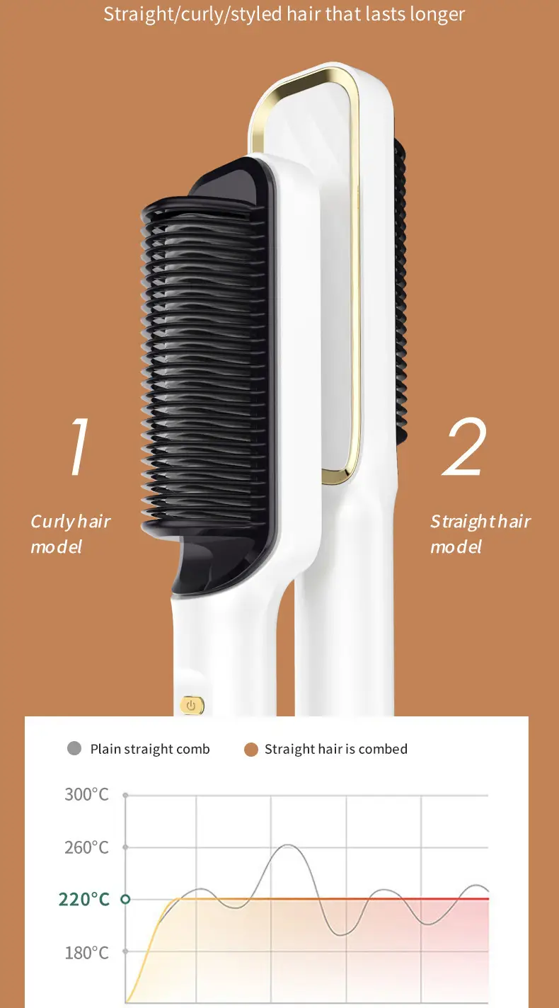 Lcd Direct Electric Hair Comb Negative Ion Curling Dual-Purpose Lazy Curling Iron Hair Device Cross-Border Electric Plug-In Hair Care — feature 11