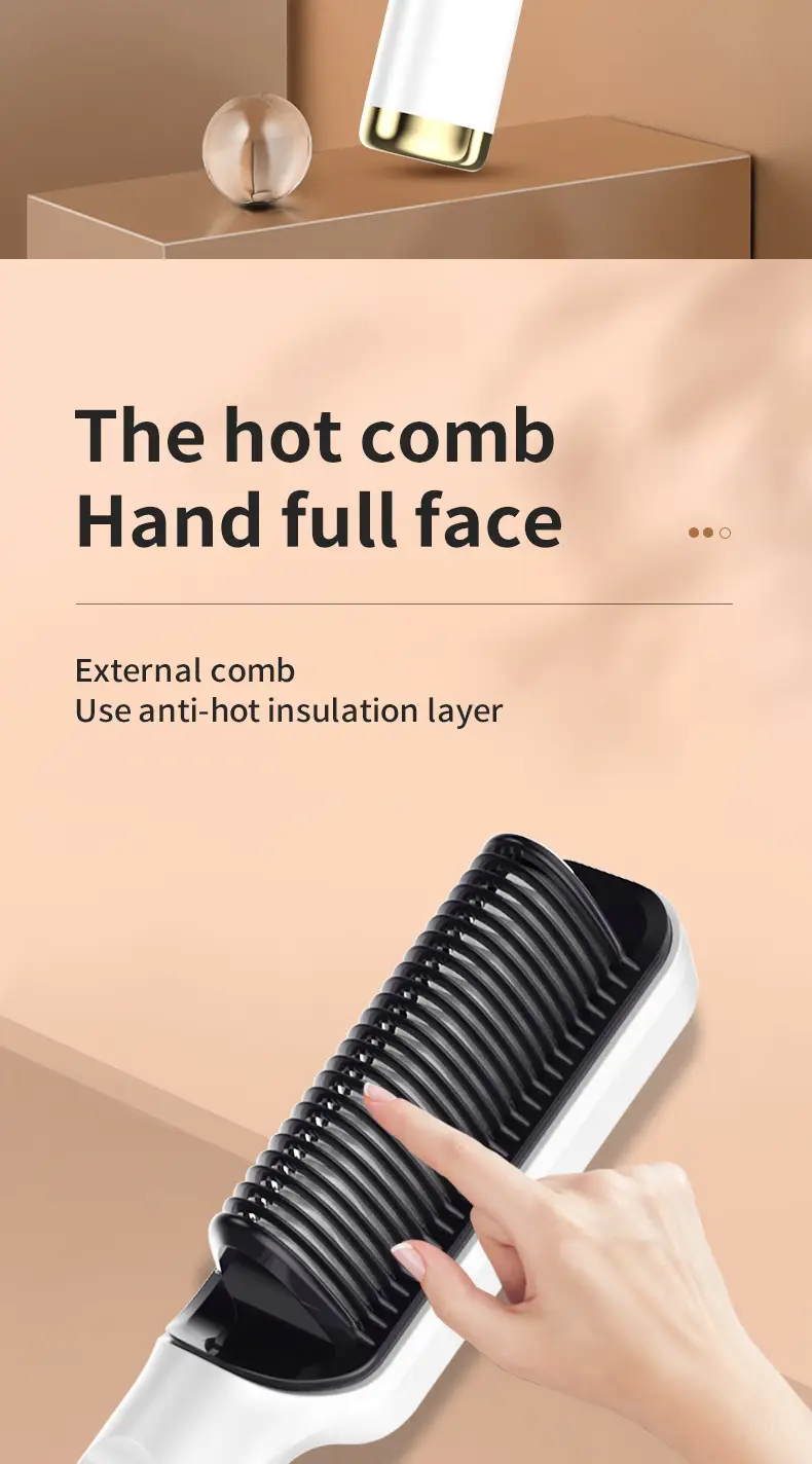 Lcd Direct Electric Hair Comb Negative Ion Curling Dual-Purpose Lazy Curling Iron Hair Device Cross-Border Electric Plug-In Hair Care — feature 13