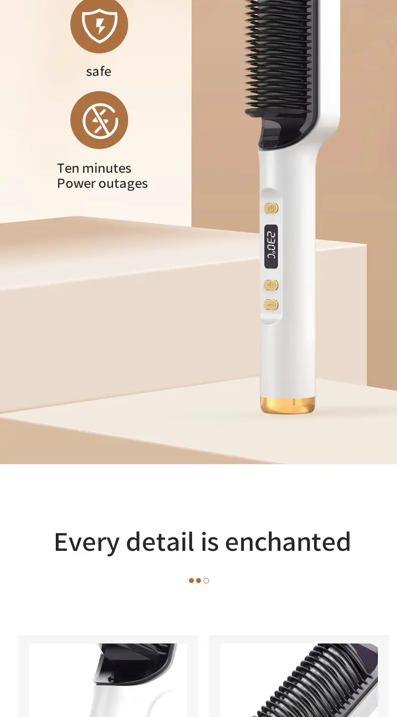 Lcd Direct Electric Hair Comb Negative Ion Curling Dual-Purpose Lazy Curling Iron Hair Device Cross-Border Electric Plug-In Hair Care — feature 16
