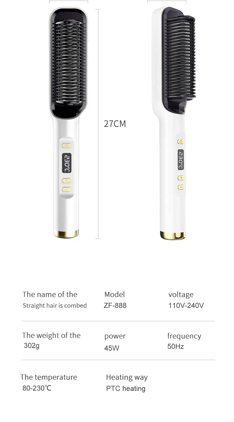 Lcd Direct Electric Hair Comb Negative Ion Curling Dual-Purpose Lazy Curling Iron Hair Device Cross-Border Electric Plug-In Hair Care — feature 18