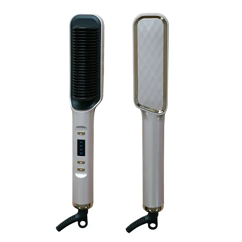 Lcd Direct Electric Hair Comb Negative Ion Curling Dual-Purpose Lazy Curling Iron Hair Device Cross-Border Electric Plug-In Hair Care - Image 6