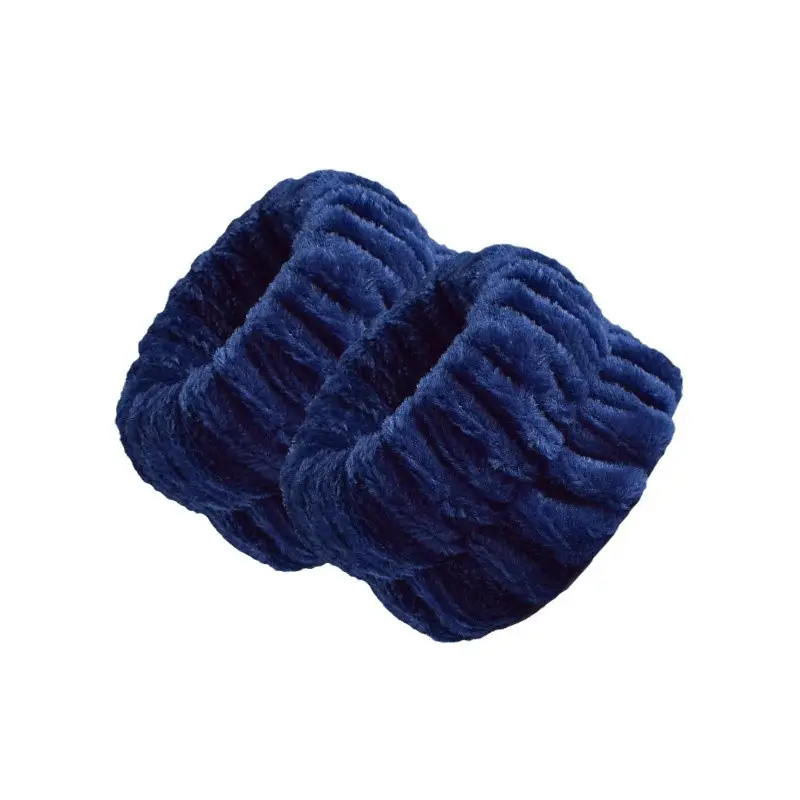 Sponge Hair Band Gold Velvet Three Piece Set - Image 90