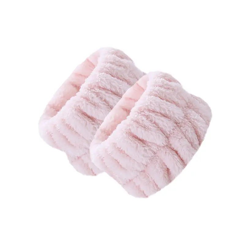 Sponge Hair Band Gold Velvet Three Piece Set — feature 19