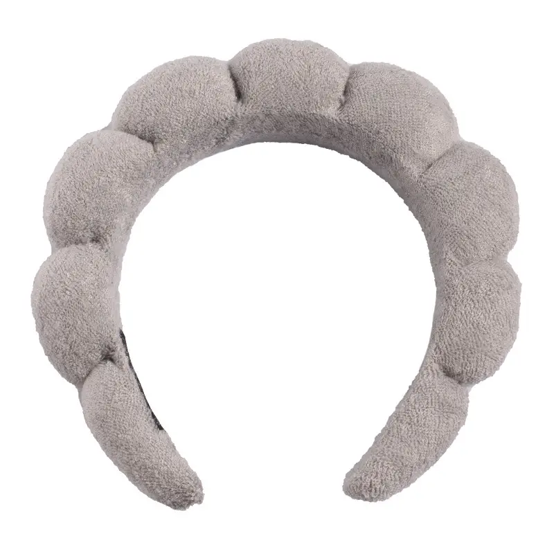 Sponge Hair Band Gold Velvet Three Piece Set - Image 67