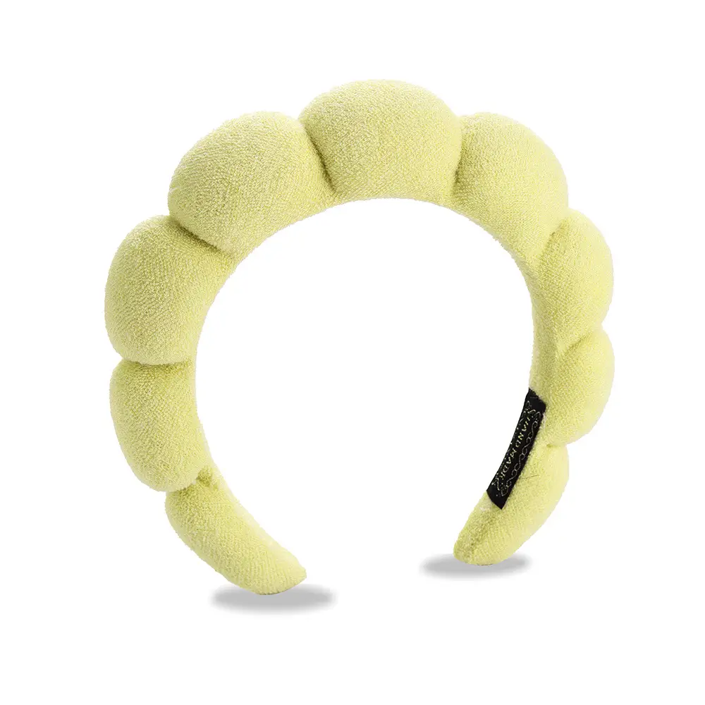 Sponge Hair Band Gold Velvet Three Piece Set - Image 69