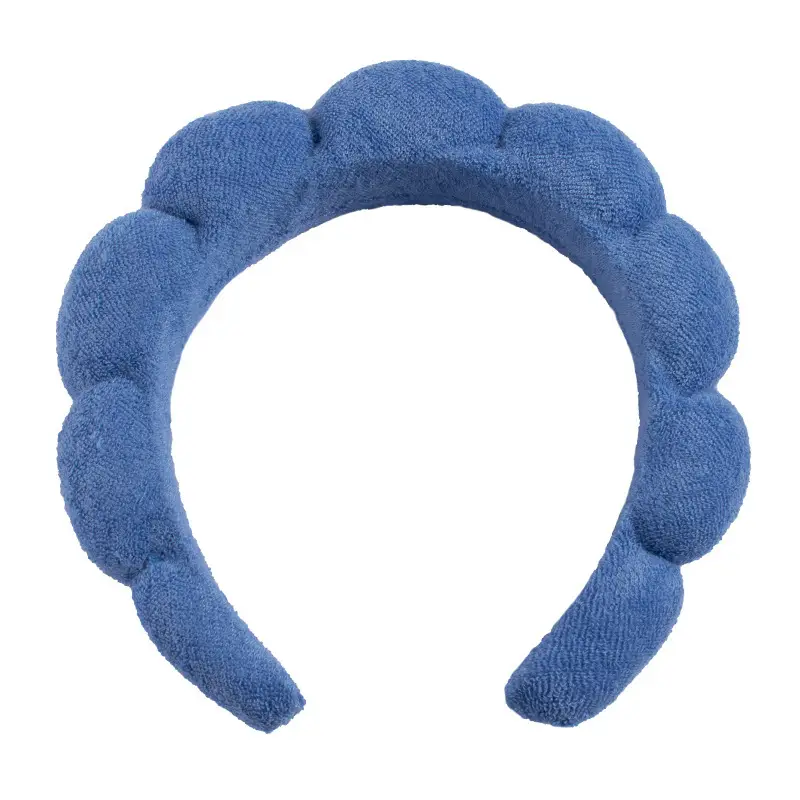 Sponge Hair Band Gold Velvet Three Piece Set - Image 70