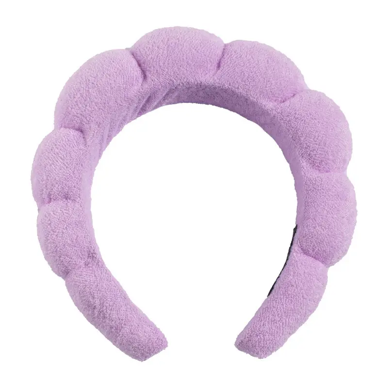Sponge Hair Band Gold Velvet Three Piece Set - Image 71