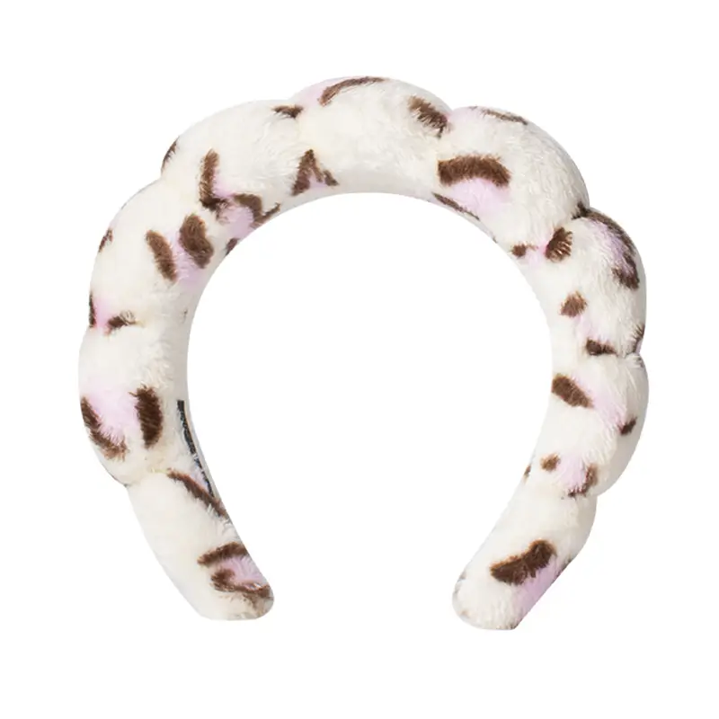 Sponge Hair Band Gold Velvet Three Piece Set - Image 77