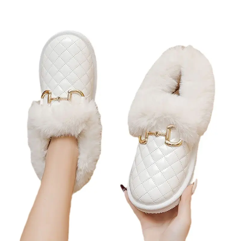 Women's Fleece Lined Snow Boots Low Cut Slip-On - Image 5