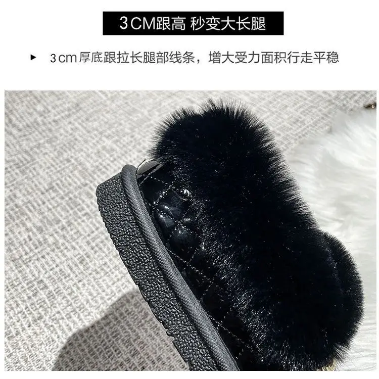 Women's Fleece Lined Snow Boots Low Cut Slip-On — feature 6