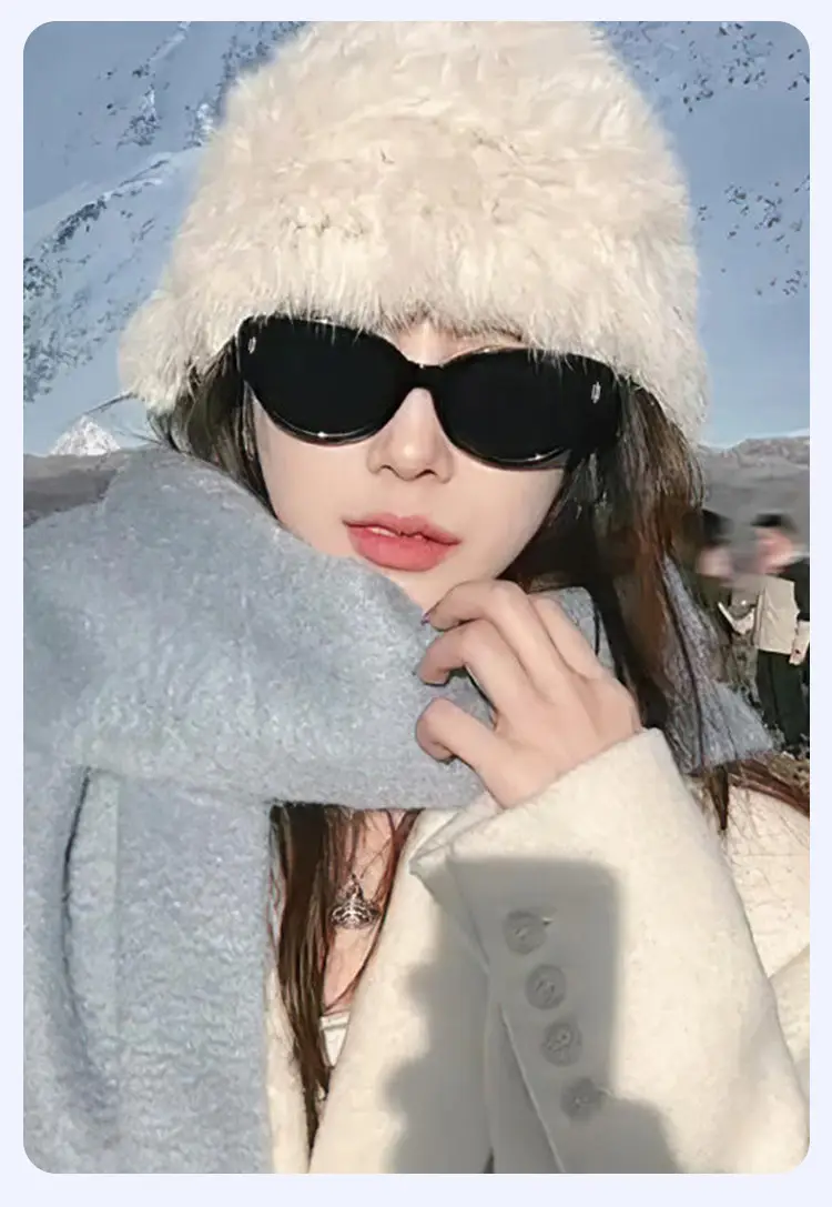 Foldable Anti-UV Sunglasses Women Dark Brown Coffee Lightweight — feature 4